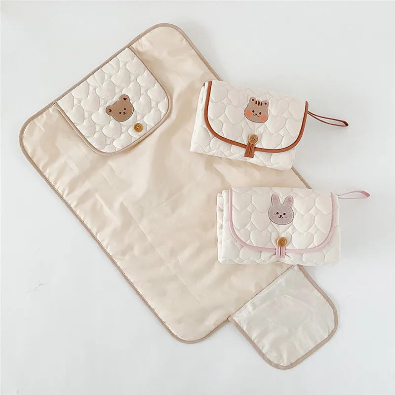 👶Compact Diaper Bag with Changing Mat