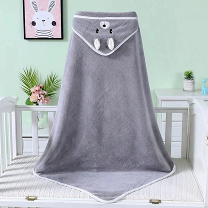 Wrap Baby in Warmth with Adorable Animal Hooded Towel