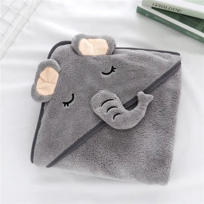 Wrap Baby in Warmth with Adorable Animal Hooded Towel