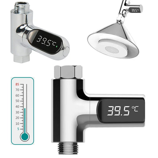 Digital Shower Thermometer, Battery-Free and Perfect for Babies