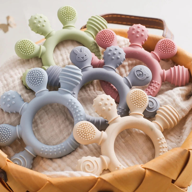 Safe Silicone Teether for Babies