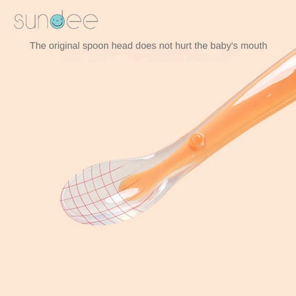 Perfect Silicone Spoon for Babies' Meals