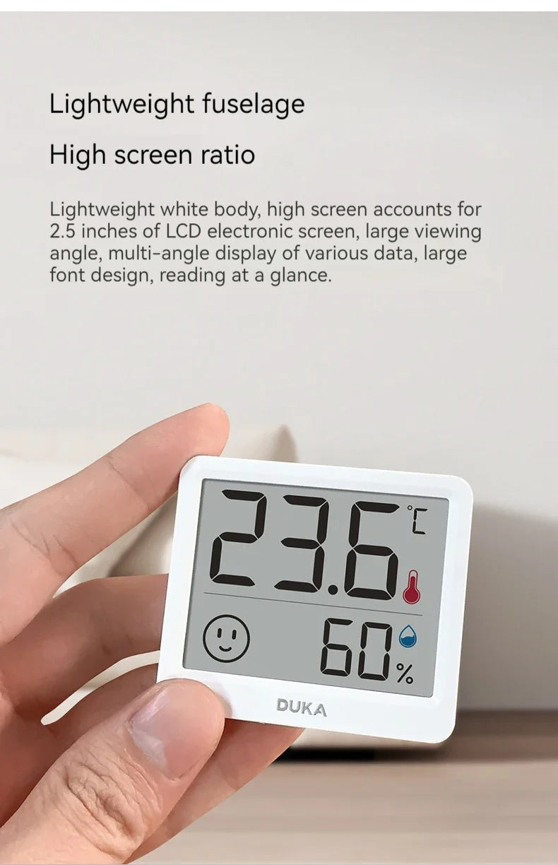 Keep Baby Comfortable with Room Temperature and Humidity Display