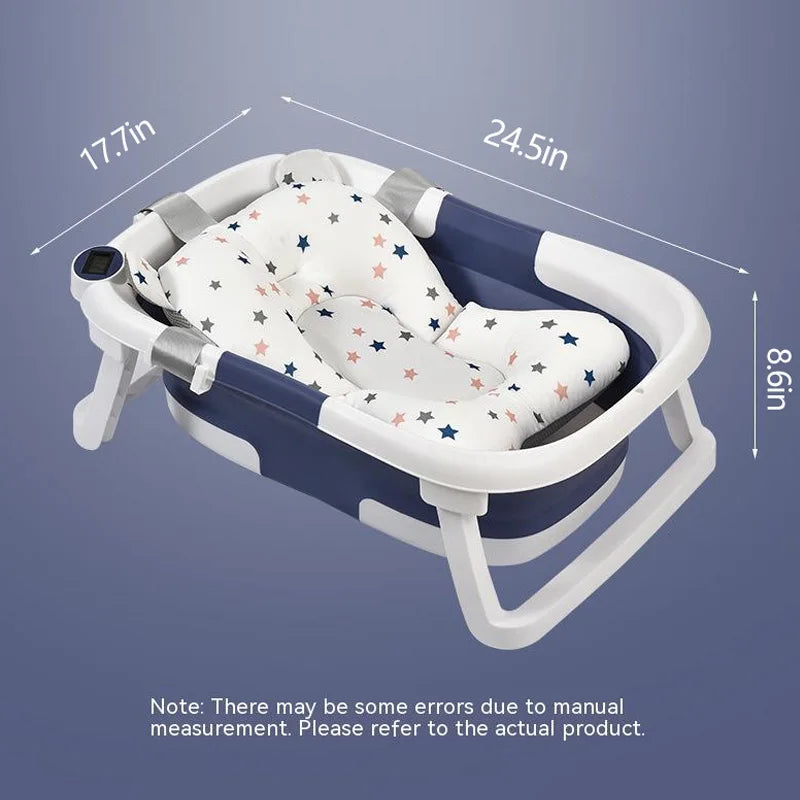 Antibacterial Baby Bath: Foldable, Durable, Perfect for Parents