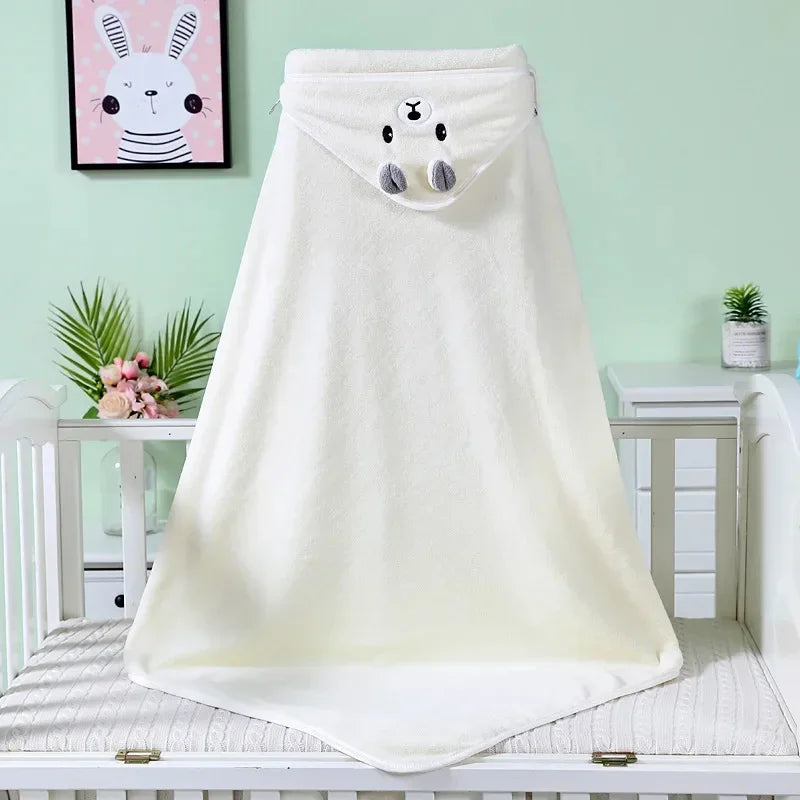 Wrap Baby in Warmth with Adorable Animal Hooded Towel