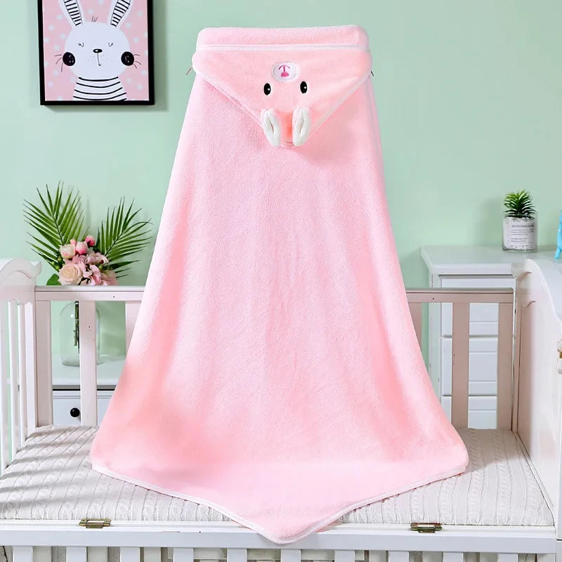 Wrap Baby in Warmth with Adorable Animal Hooded Towel