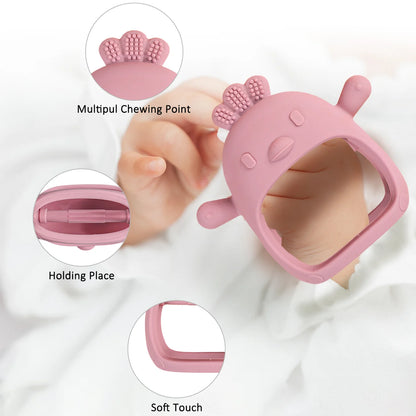 Soothe Teething Pain: Easy-Grip Baby Teether Loved by Parents