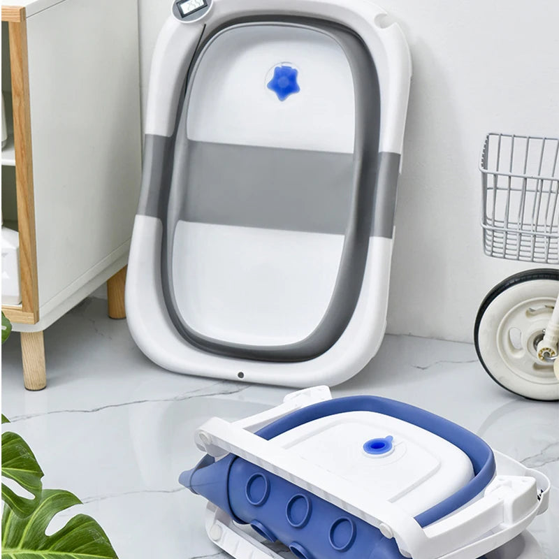 Antibacterial Baby Bath: Foldable, Durable, Perfect for Parents