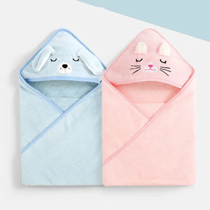 Wrap Baby in Warmth with Adorable Animal Hooded Towel