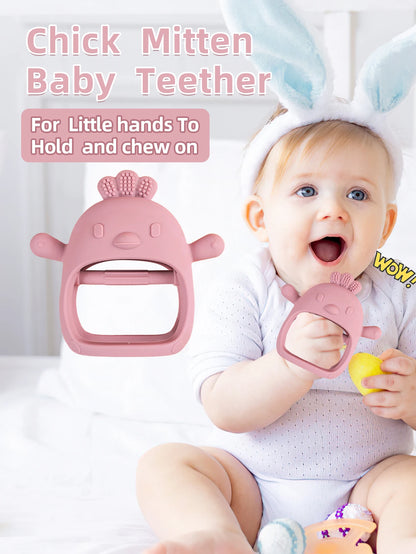 Soothe Teething Pain: Easy-Grip Baby Teether Loved by Parents