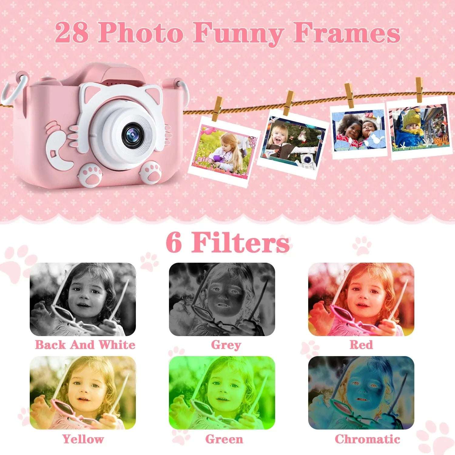 📸Capture Fun Moments! Kids' Digital Camera on Sale – The Perfect Gift!🎁