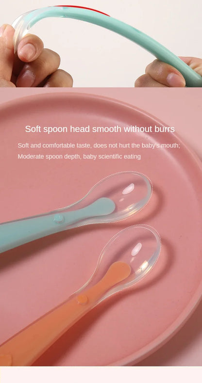 Perfect Silicone Spoon for Babies' Meals