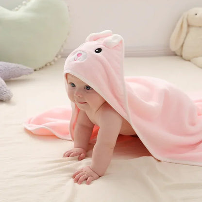 Wrap Baby in Warmth with Adorable Animal Hooded Towel