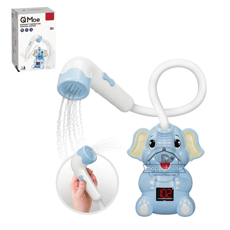 Interactive Baby Shower: Elephant Design with Temperature Control