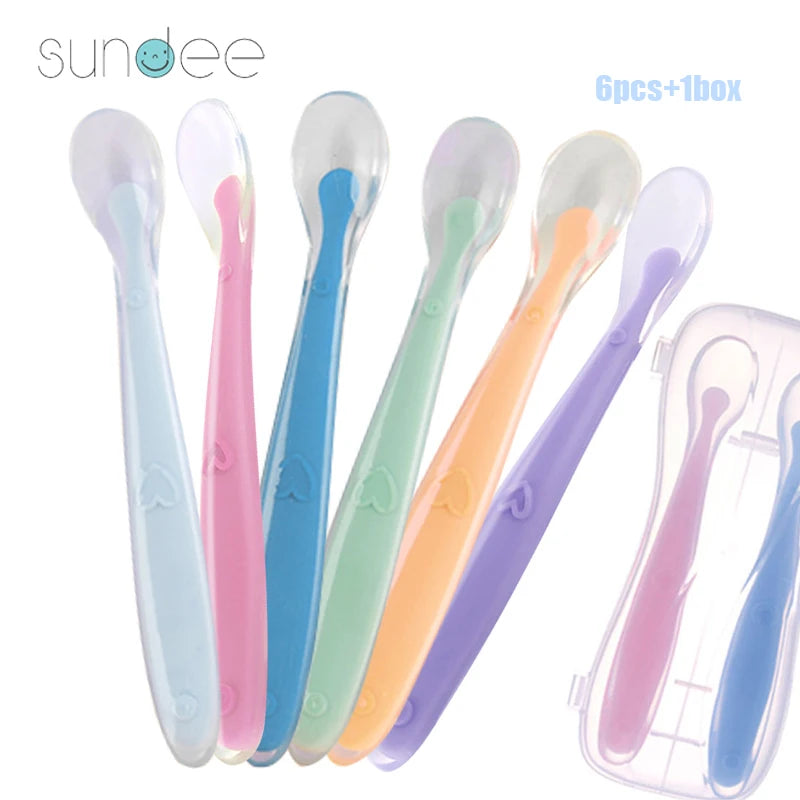 Perfect Silicone Spoon for Babies' Meals