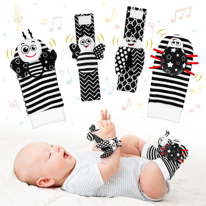 Boost Baby’s Motor Skills with Engaging Rattling Socks and Bands