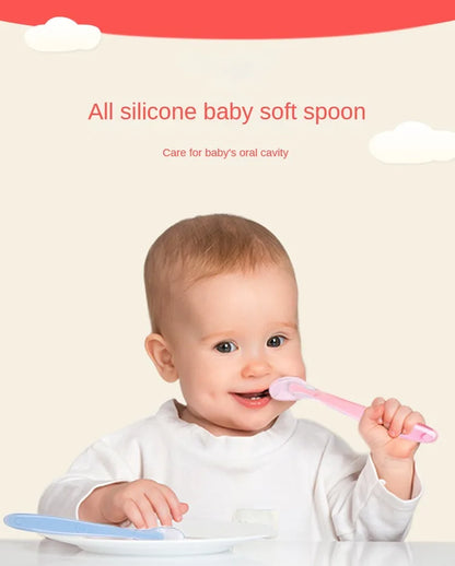 Perfect Silicone Spoon for Babies' Meals