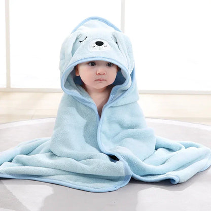 Wrap Baby in Warmth with Adorable Animal Hooded Towel