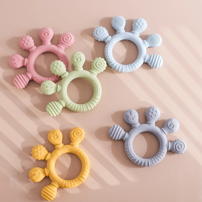 Safe Silicone Teether for Babies