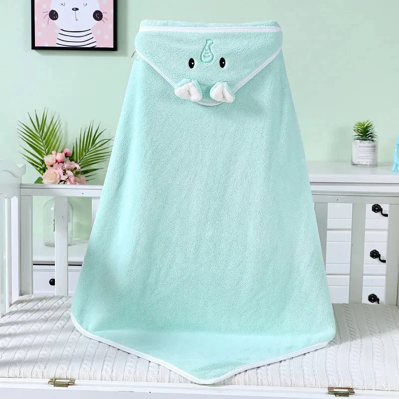 Wrap Baby in Warmth with Adorable Animal Hooded Towel